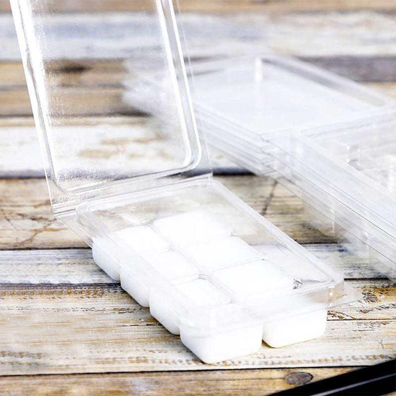 Clamshells Clear Mold & Tray Soap Square Candle-making Plastic Molds Melt Wax Packs