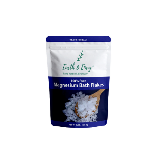 Earth & Envy® 100% Pure Magnesium Bath Flakes 2LB Bag