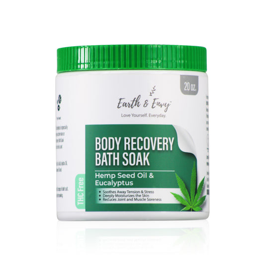Earth & Envy® Body Recovery Bath Soak with Hemp Seed Oil & Eucalyptus