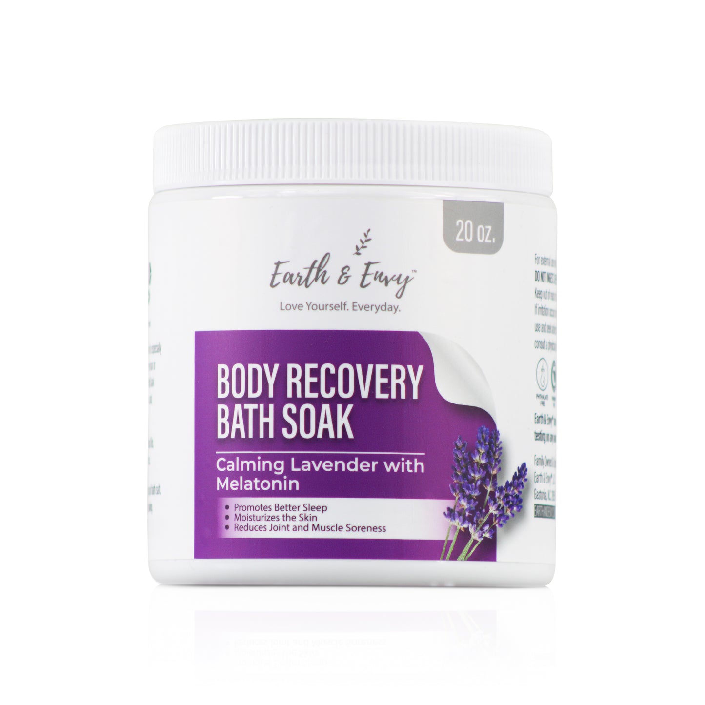 Earth & Envy® Body Recovery Bath Soak Calming Lavender w/ Melatonin